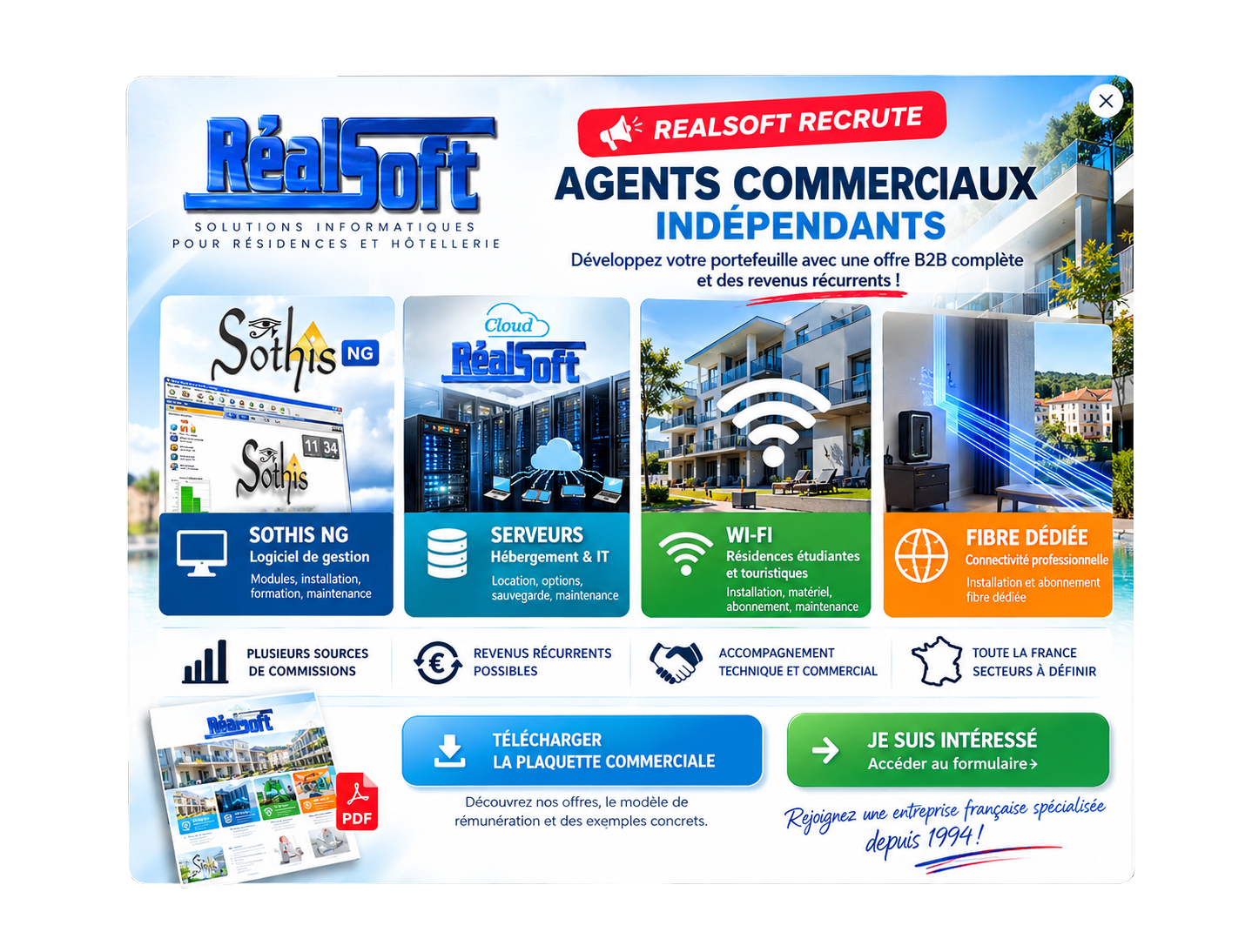 Recrutement Agents Commerciaux
